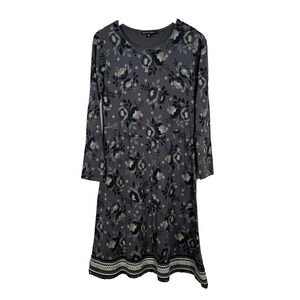 Gudrun Sjoden Dress Small Floral Flower Multicolor Organic Cotton Ribbon Detail